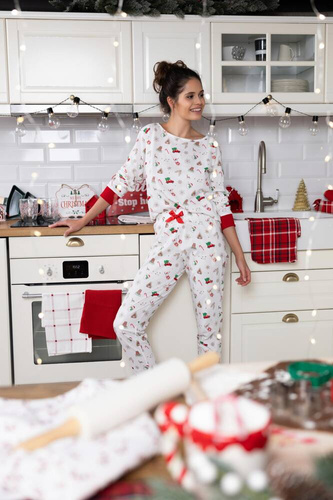 Samantha Piżama damska Sensis -ecru