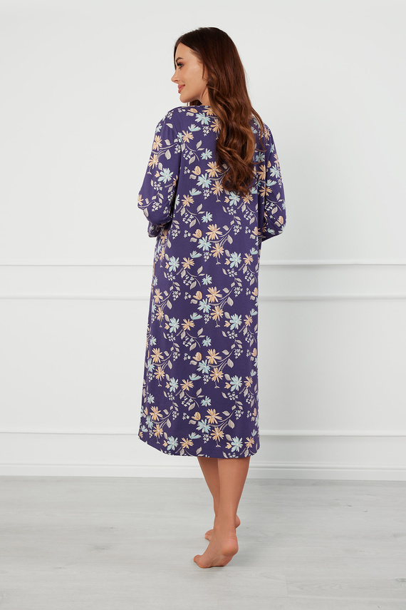 Pulia koszula nocna, rękaw 3/4 Italian Fashion - druk