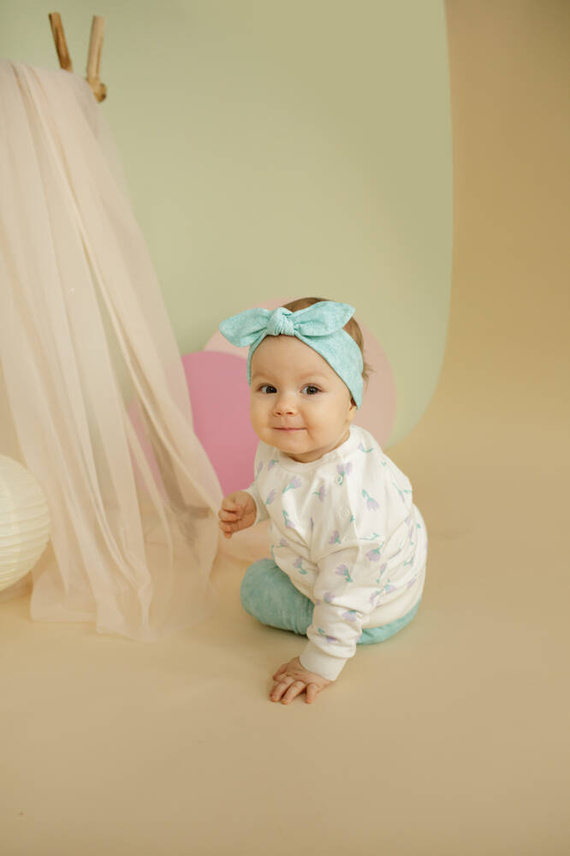 Lilian Pinokio Opaska dziecięca - miętowy