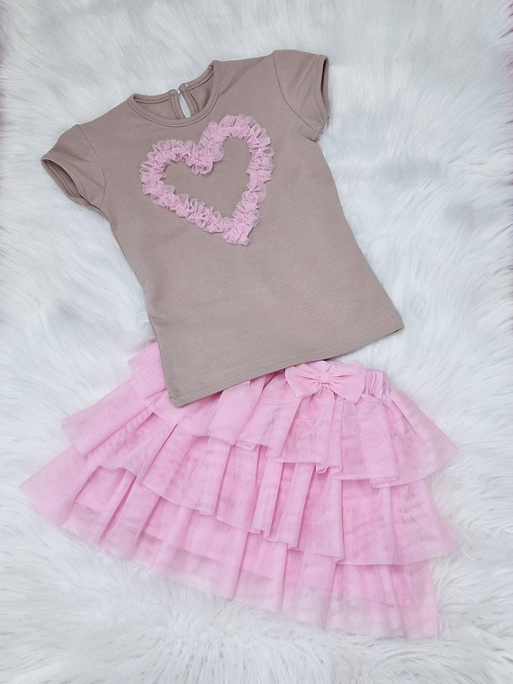 Mia Spódniczka tiulowa Bambarillo różowy