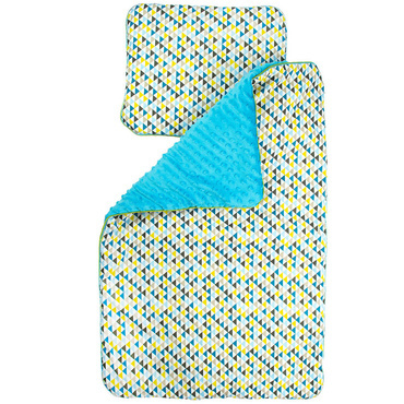 Trójkąty Komplet do wózka Martex niebieski