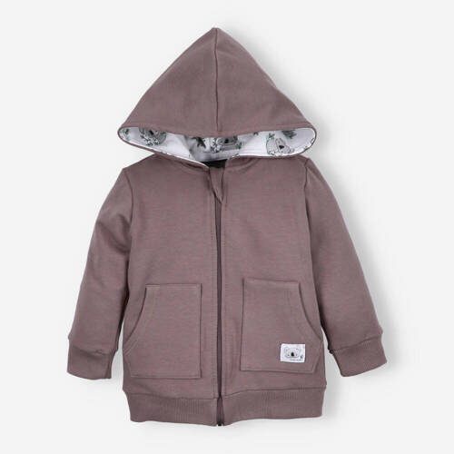 Sweets Koala Bluza dwuwarstwowa z bawełny organicznej Nini czekoladowy