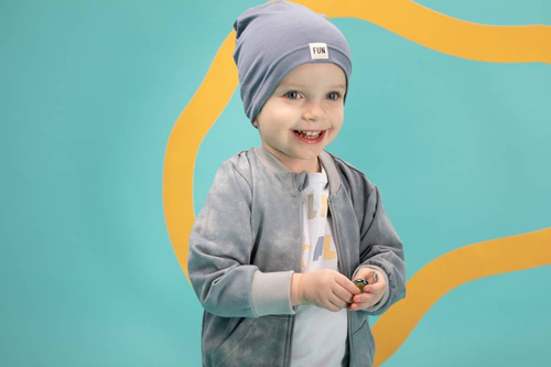 Fun Time Pinokio Bluza chłopięca- mięta druk