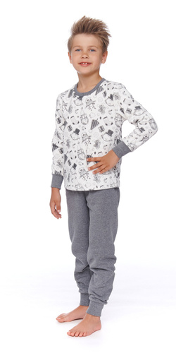 Piżama dziecięca 4548 Unisex Doctor Nap - snowman