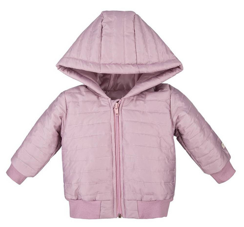 Kurtka "SIMPLY COMFY" z kapturem pikowana Ewa Klucze - bordo