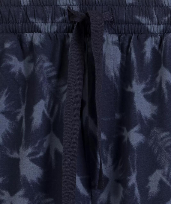 Piżama męska Atlantic niebieski NMP-399 100% bawełna – letnia, lekka i wygodna