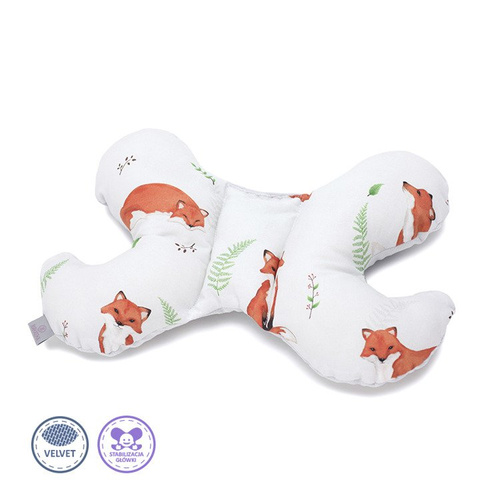 Poduszka Motylek Czerwony Kapturek Velvet - Makaszka