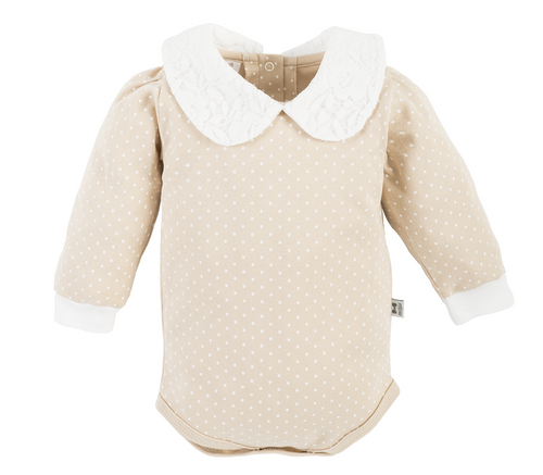 301K Sophie Kołnierzyk Body z długim rękawem Marija