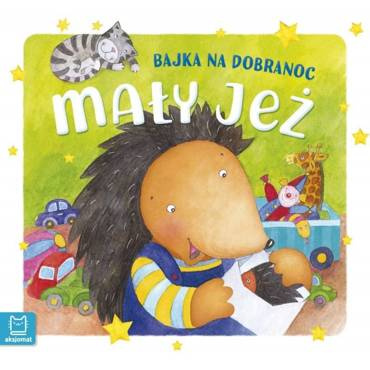 AKS486-6 "Mały jeżyk- Bajka na dobranoc" Książeczka Aksjomat