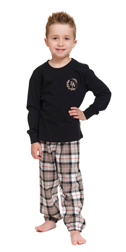 Piżama dziecięca 5214 Unisex Doctor Nap - black