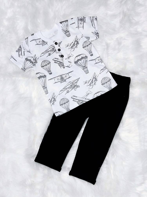 Aviator Bambarillo Koszulka dziecięca krótki rękaw biały