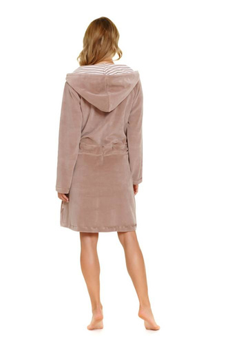 Szlafrok damski Doctor Nap SWO.1008.beige