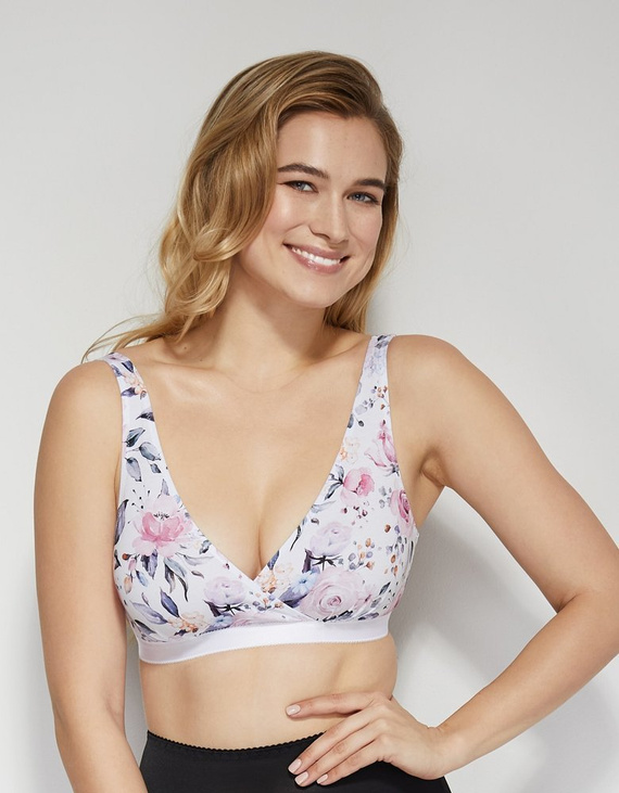 Lilly Flowers Mitex biustonosz ciążowy i do karmienia - flower biały