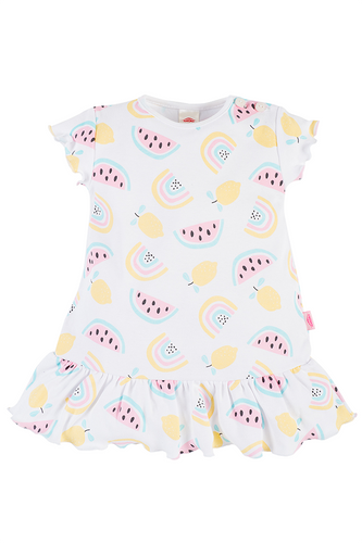 "Fruit Party" Makoma Sukienka z falbanką