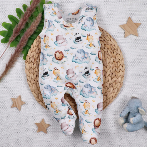 ABN-5607 Śpiochy niemowlęce Little Dreamers Nini z bawełny organicznej – bezniklowe napy, hipoalergiczne, polska produkcja