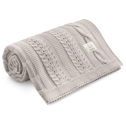 Dreamy Koc bambusowy Yosoy light beige – miękki, oddychający, bezpieczny dla dziecka