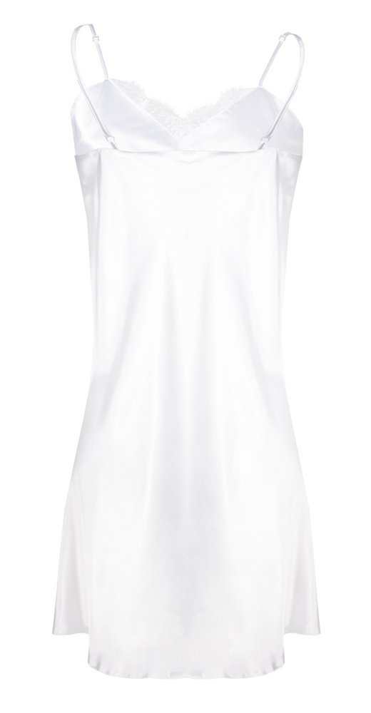 Doris Halka satynowa koszulka damska DKaren - biała