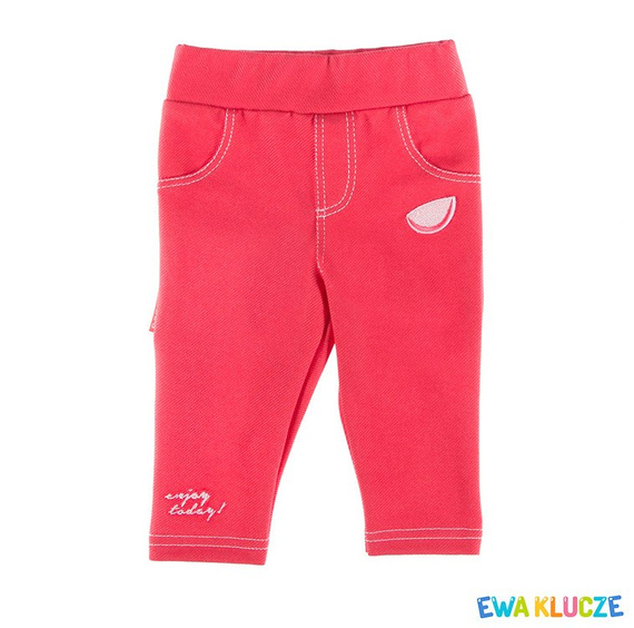 Spodnie jeansowe dla dziewczynki "SUN" Ewa Klucze różowy