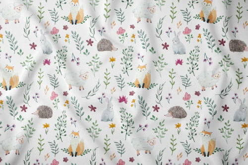 3695 A Kraina Snów Pościel dziecięca bawełniana zwierzęta Karo