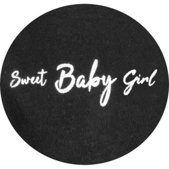 "Black & White" Spodenki bawełniane dla dziewczynki Terjan - czarny