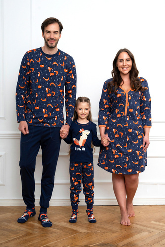 Witalis Piżama Męska długi rękaw, długie spodnie Italian Fashion