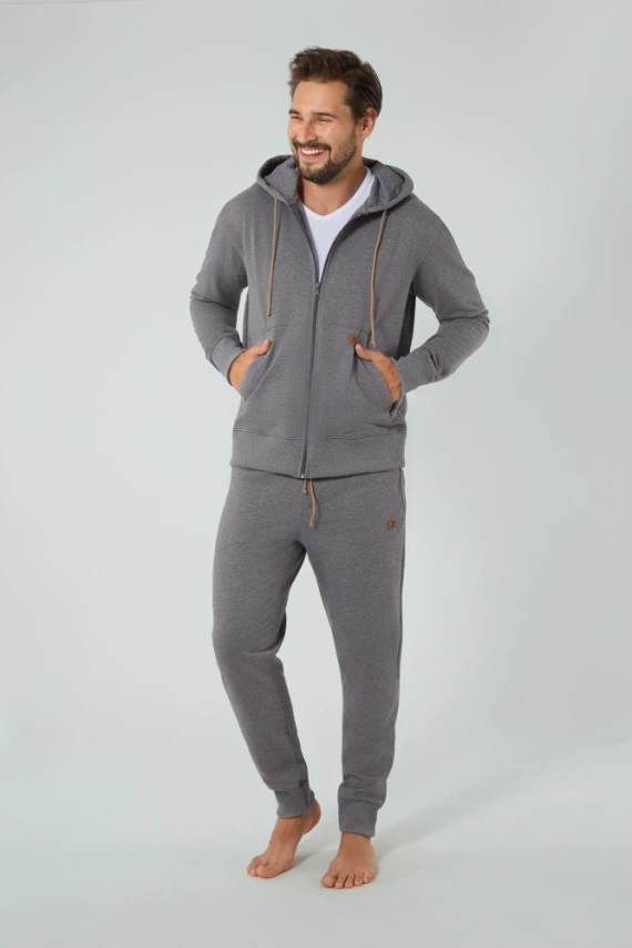 Darwin Bluza męska dresowa Italian Fashion - melanż