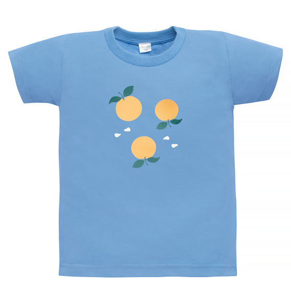 Fruit & Sun Pinokio Bluzka dla dziewczynki, krótki rękaw - niebieski 