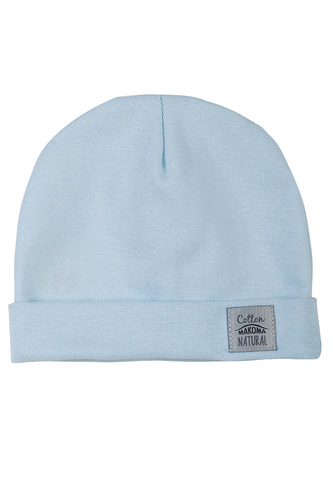 4251B "Unitone Blue" Czapeczka niemowlęca Makoma niebieski