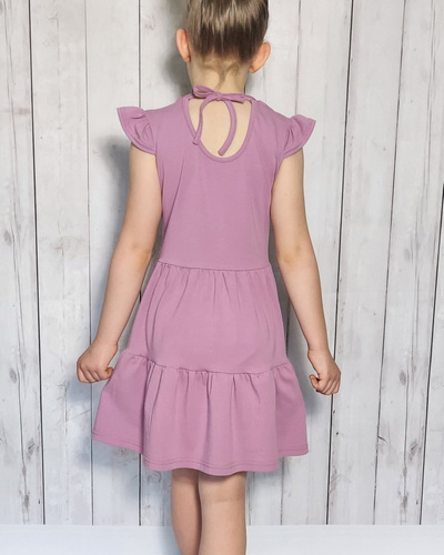 Nadia Sukienka dziewczęca Bamabrillo wrzosowy