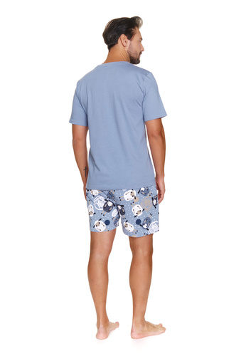 7207 Piżama Męska Doctor Nap - sheep (niebieski)