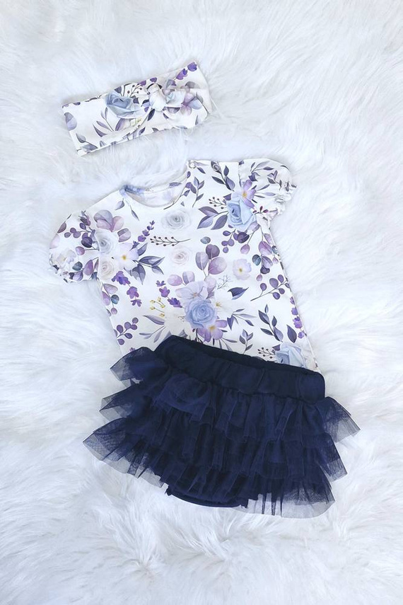 Blue Bambarillo Body z krótkim rękawem szary