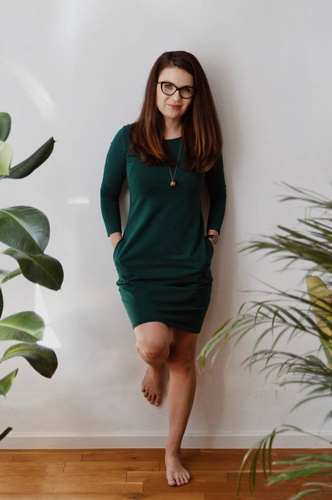 Milky Way Milk&Love Sukienka do karmienia zielony 