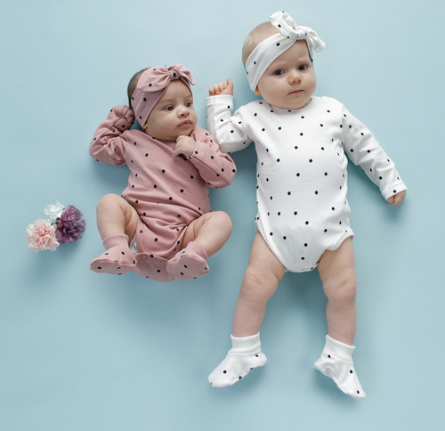 Tres Bien Pinokio Buciki dla dziewczynki - róż groszki