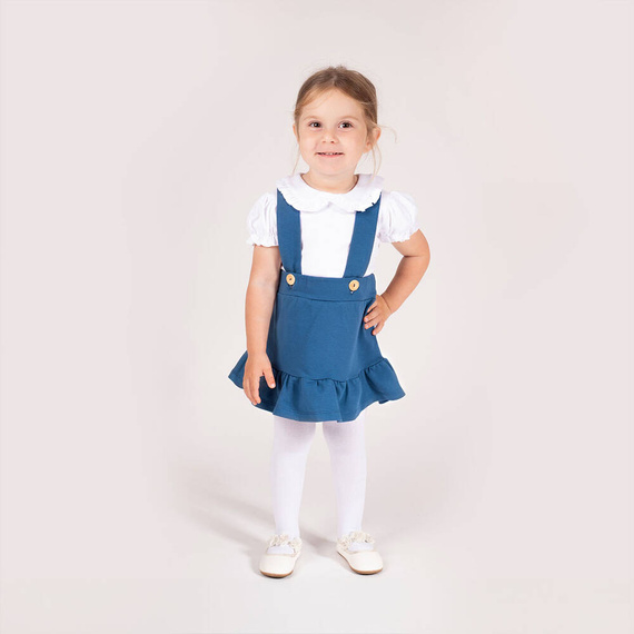 Spódniczka na szelkach 169494 Nicol - morski