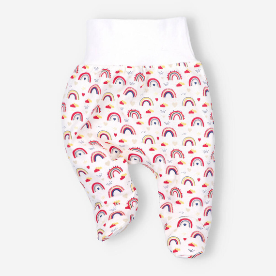 ABK-0019/TEC Tęcza Komplet niemowlęcy z bawełny organicznej Nini