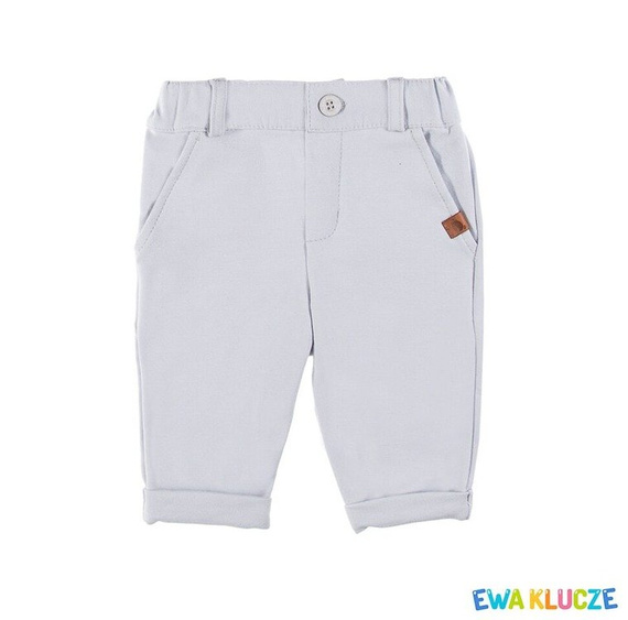 Spodnie chłopięce CEREMONY Ewa Klucze szare