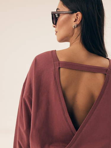 42772 Nimes Piżama Damska Homewear Henderson - brązowy