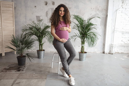 Milk Top Milk&Love koszulka ciążowa i do karmienia rose brown