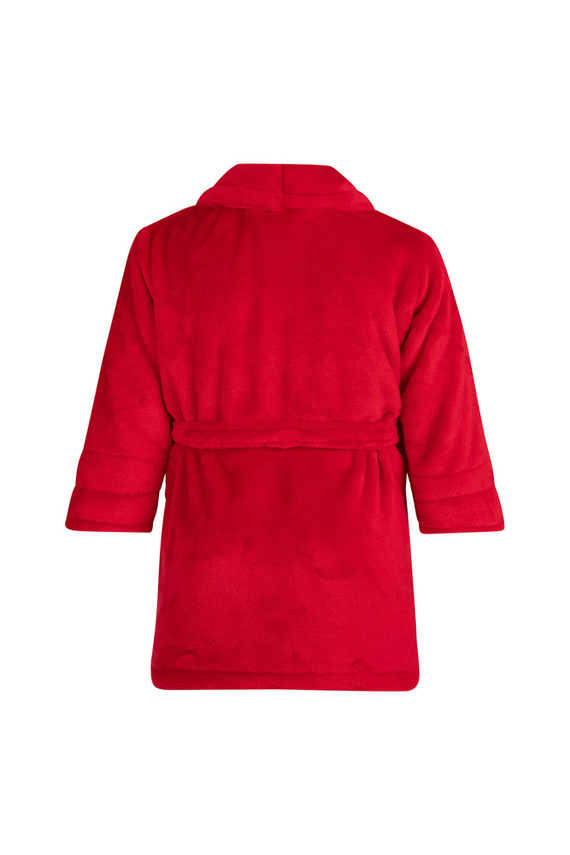 Calido Szlafrok dziecięcy polarowy ByShelly - czerwony