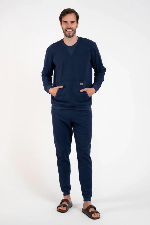 Fox Komplet dresowy męski Italian Fashion - granatowy