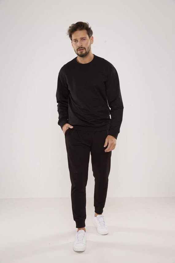 728 Just Bluza męska dresowa Forex - czarny