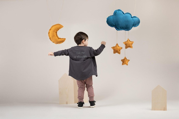 "Dreamer" Pinokio Bluza rozpinana - grafit