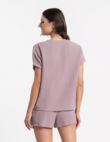 Moraj PDD3500-019 Mocca – muślinowa piżama damska 100% bawełna