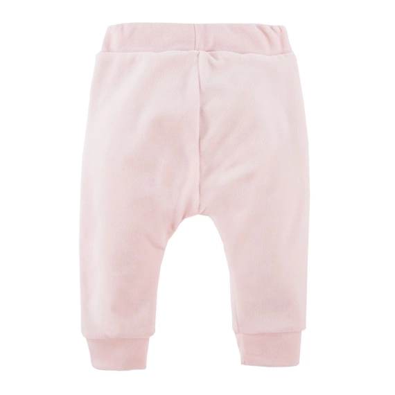 Run&Fun Eevi Dres welurowy, komplet - jasny różowy