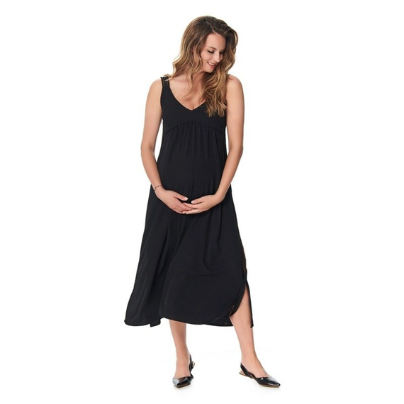 Zarama sukienka ciążowa i do karmienia 9fashion czarny