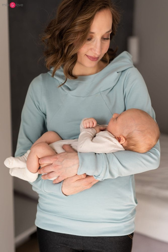 Milk Please Milk&Love bluza do karmienia miętowy