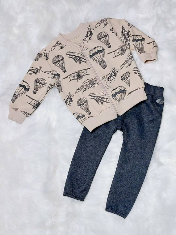 Aviator Bambarillo bluza dziecięca beżowy