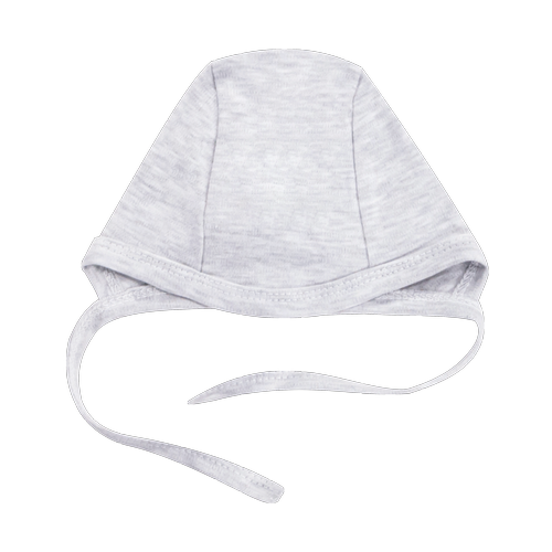 CKB009 Basic Mamatti Czapka wiązana - szary melanż