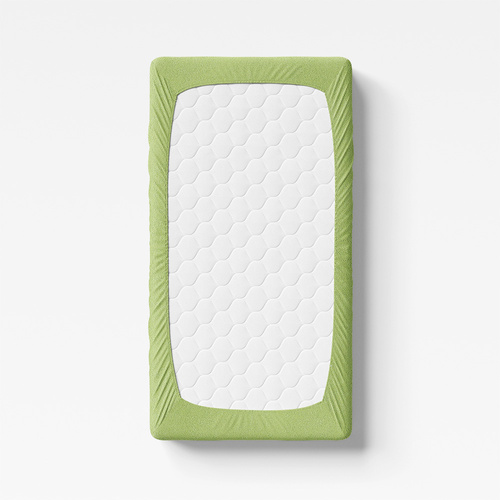 Eevi Prześcieradło dziecięce frotte - zielony