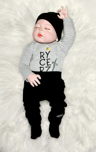 "Julek" Bambarillo Spodnie niemowlęce melanż